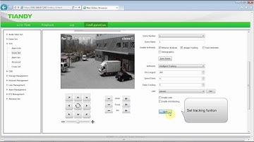 Tiandy PTZ Instructions: Tripwire Trigger Autotracking