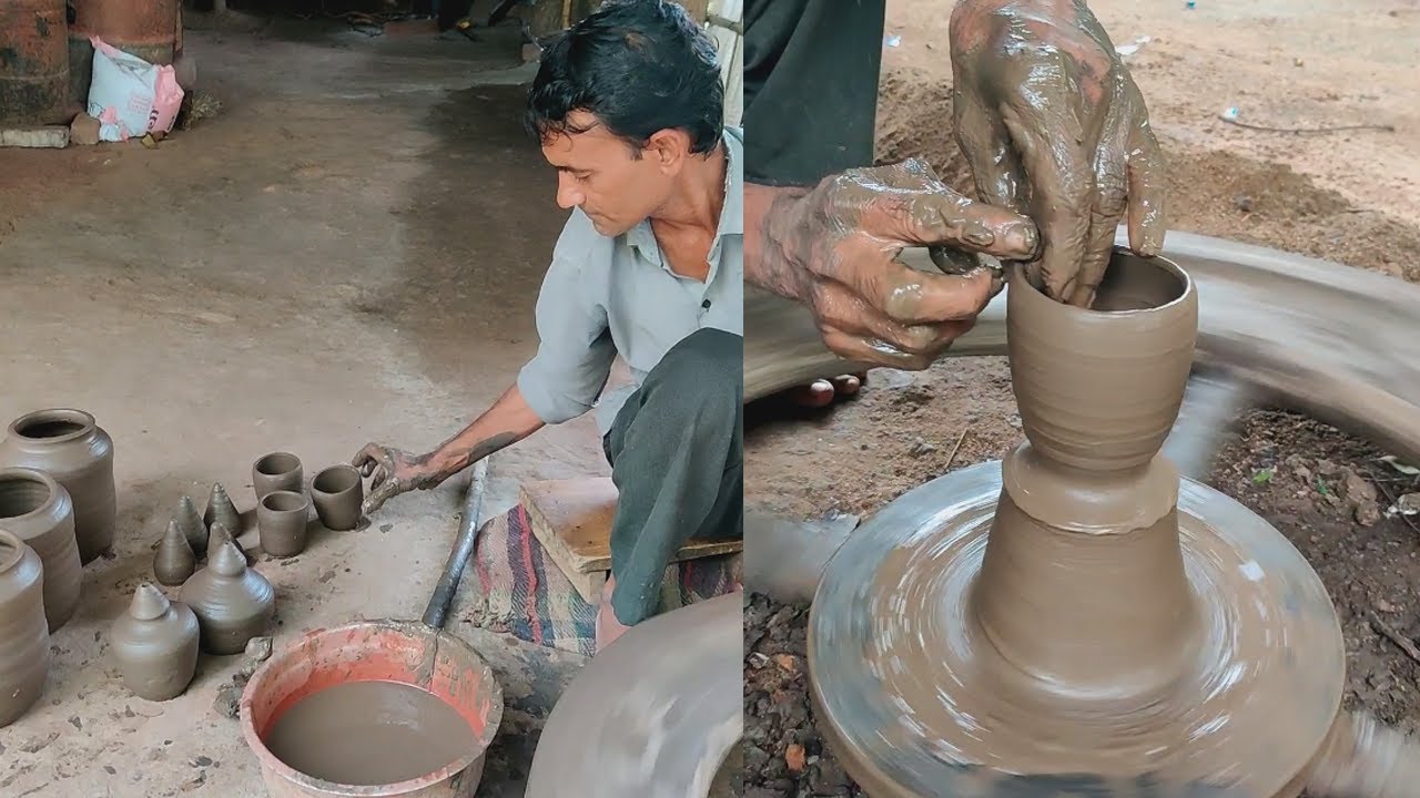 Air Dry Clay on The Potters Wheel 