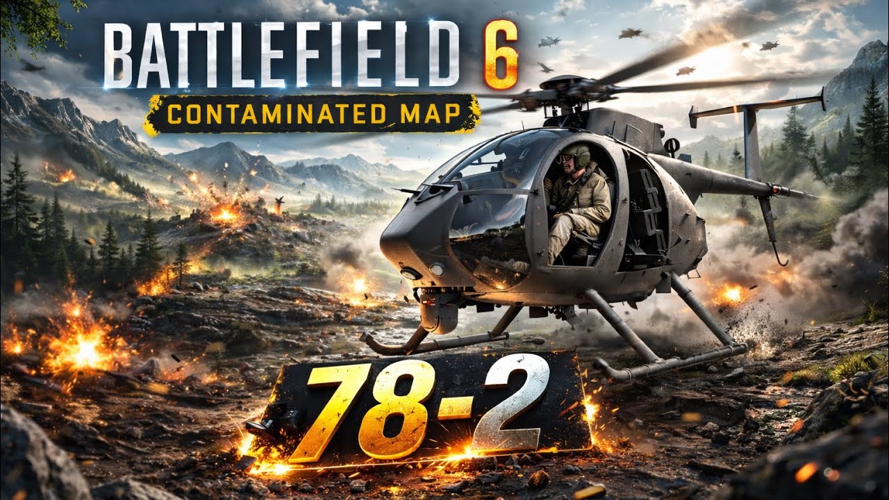 Battlefield 6 Contaminated Map Little Bird 78/2 (old World Record)