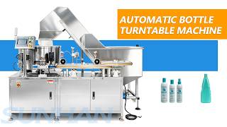 How To Use Automatic Square Round Irregular Plastic Bottle Unscrambler Sorting Turntable Machine