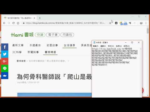 Chrome Extension  - Cpoy UTF 8 Url