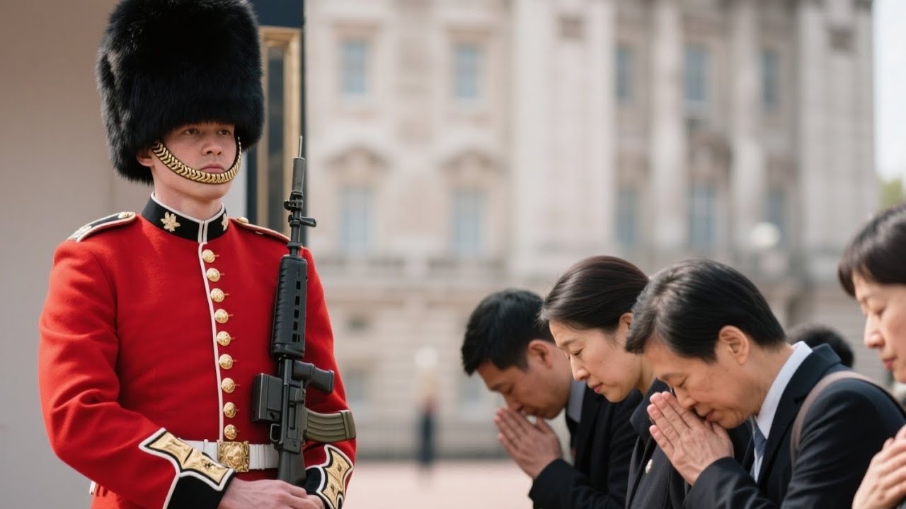 Heartwarming Moment as Japanese Tourists Bow to the King’s Guard | Emotional Stories