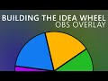 Building the Idea Wheel Prototype - OBS Overlay - From Live Stream