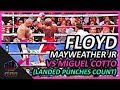 Floyd mayweather jr vs miguel cotto landed punches count  artorias boxing