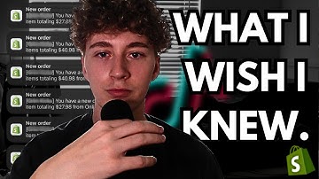 What I Wish I Knew Before Starting Dropshipping 3 Years Ago...