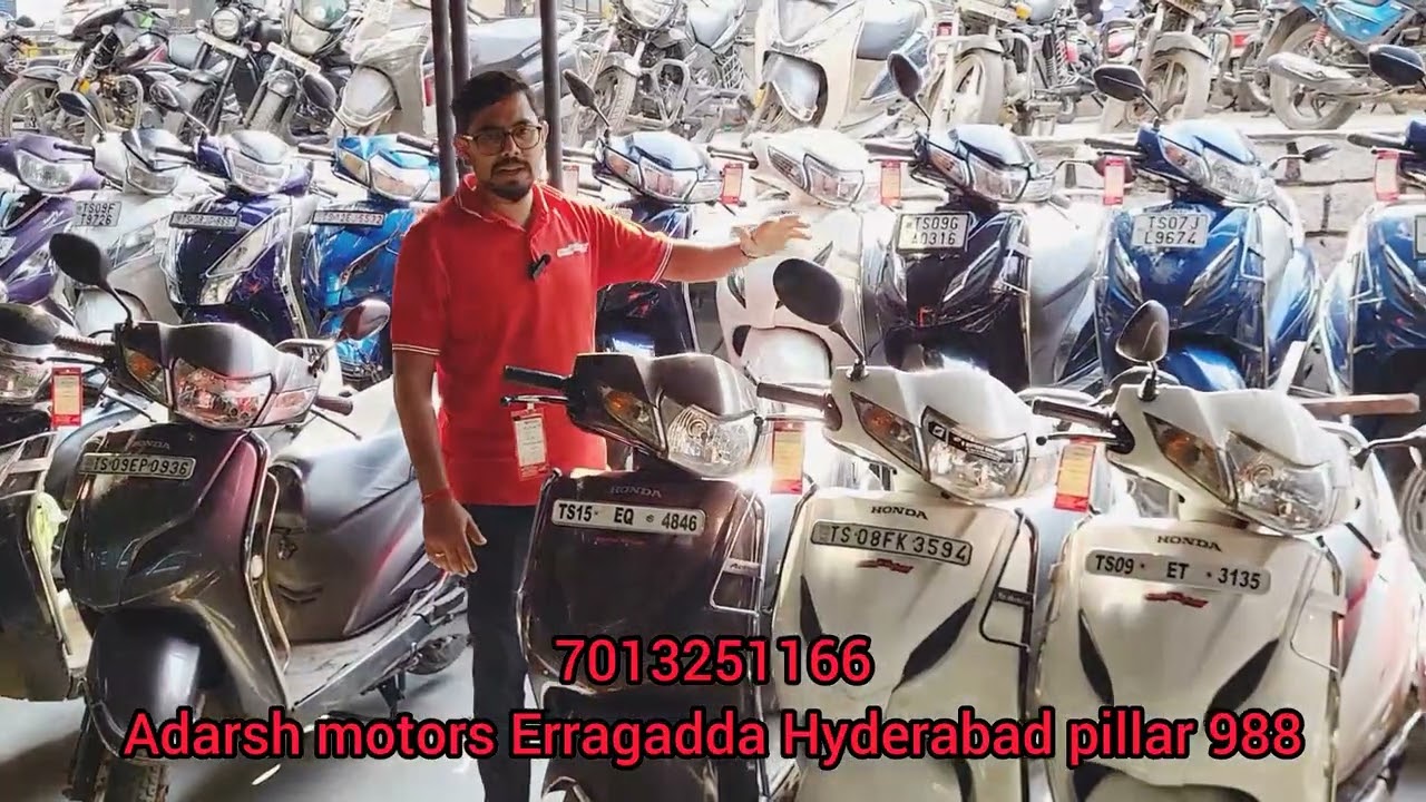 Second hand scooty's for sale in Hyderabad adharsh motors ESI hospital branch 
