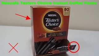 ✅  How To Use Nescafe Tasters Choice Instant Coffee Packs Review