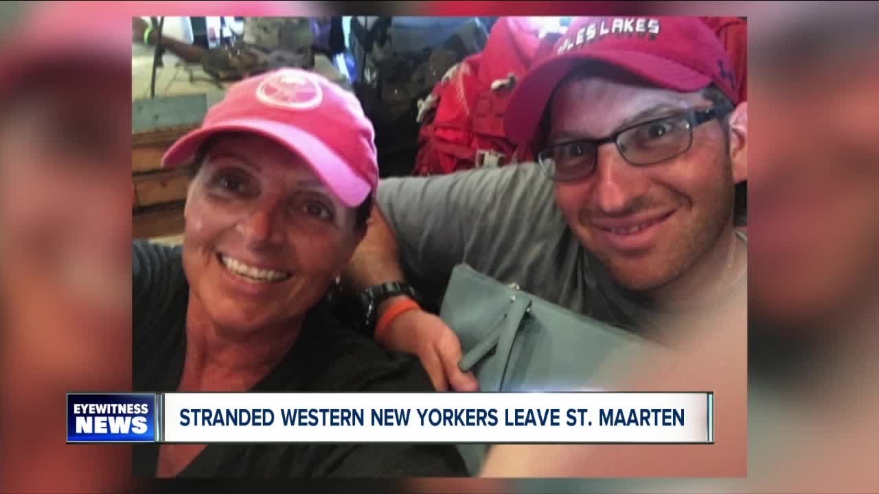 Buffalo couple to return home after being stranded in St Maarten - YouTube