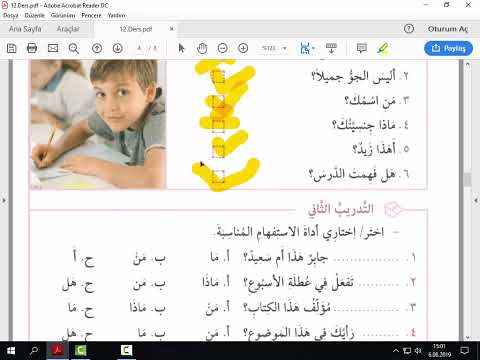 Akademik Arapça Nahiv Kitabı 2.Cilt 12.Ders (SORU ÜSLUBU 1)