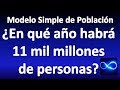 03. Modelo poblacional, ¿En qué año la población mundial será de 11 mil millones?