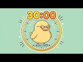 30 Minute Timer 🦆 Study Timer with music for Classroom Focus