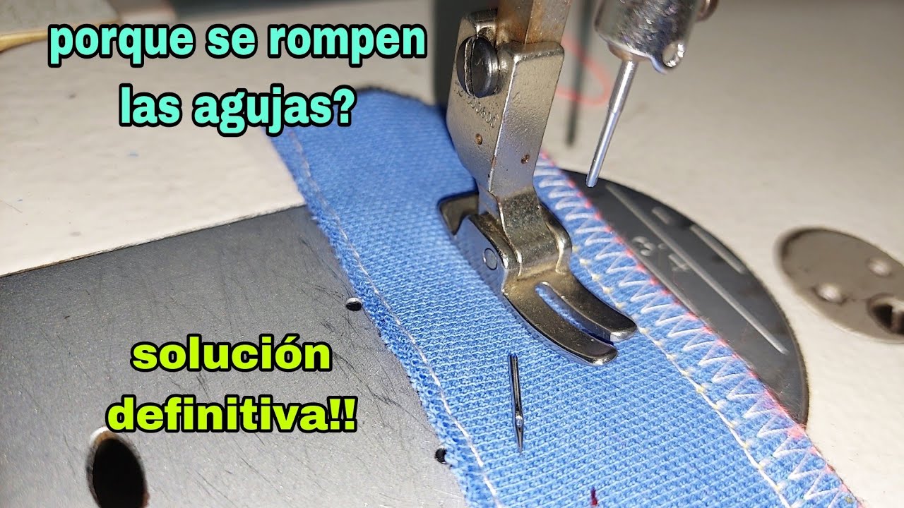 10 fallas por las cuales la maquina de coser rompe agujas. - YouTube