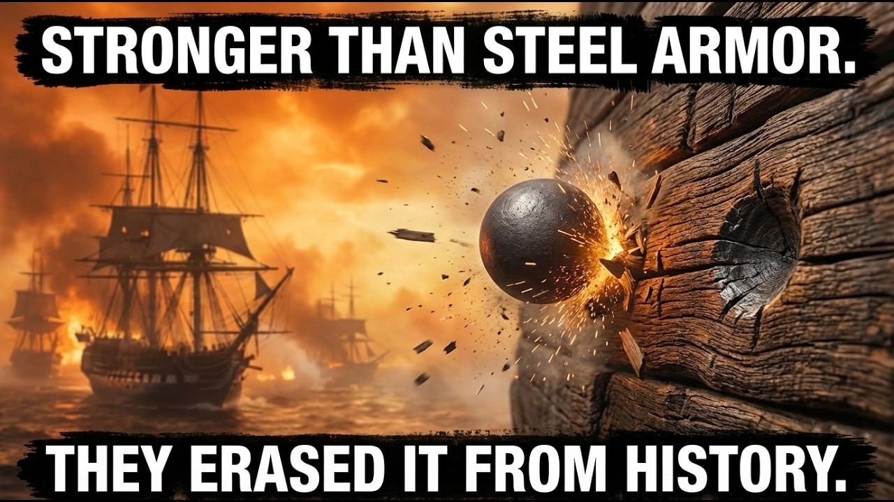 This Wood Stops Cannonballs. The US Navy's 'Secret Armor'. Why Did The Steel Industry Erase It?