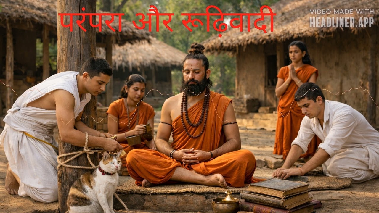 अंधी परंपरा: बिल्ली और आश्रम की कहानी या परंपरा या अंधी भेड़चाल? 