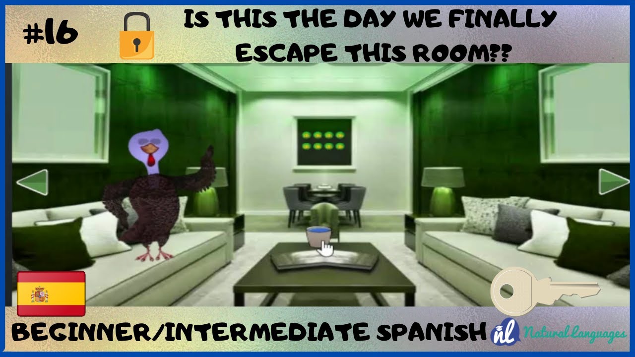 🗝 Escape Room Games for NATURAL Spanish Language Learning❗ (Episode #16) -  YouTube