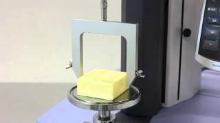 Shear strength test for butter