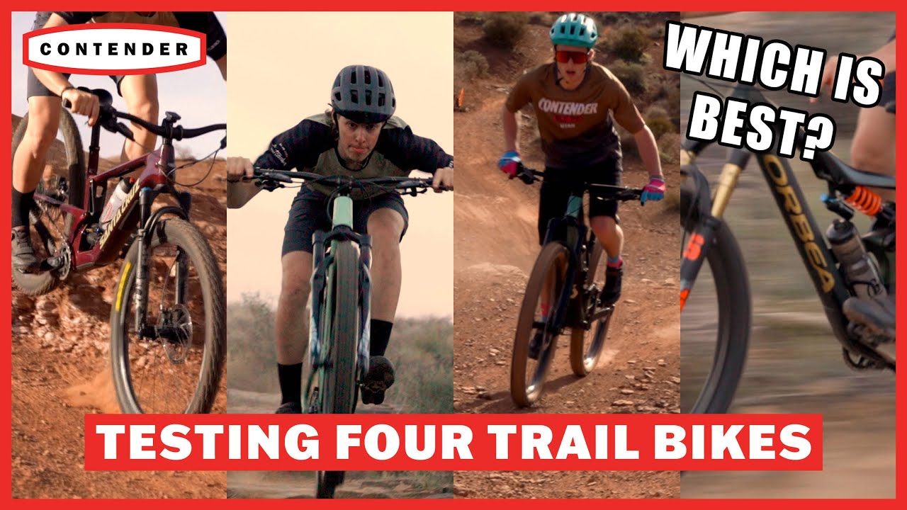 HIGHTOWER vs 4060 ST vs GENIUS vs OCCAM | Riding and Comparing Four Trail Bikes | Contender Bicycles