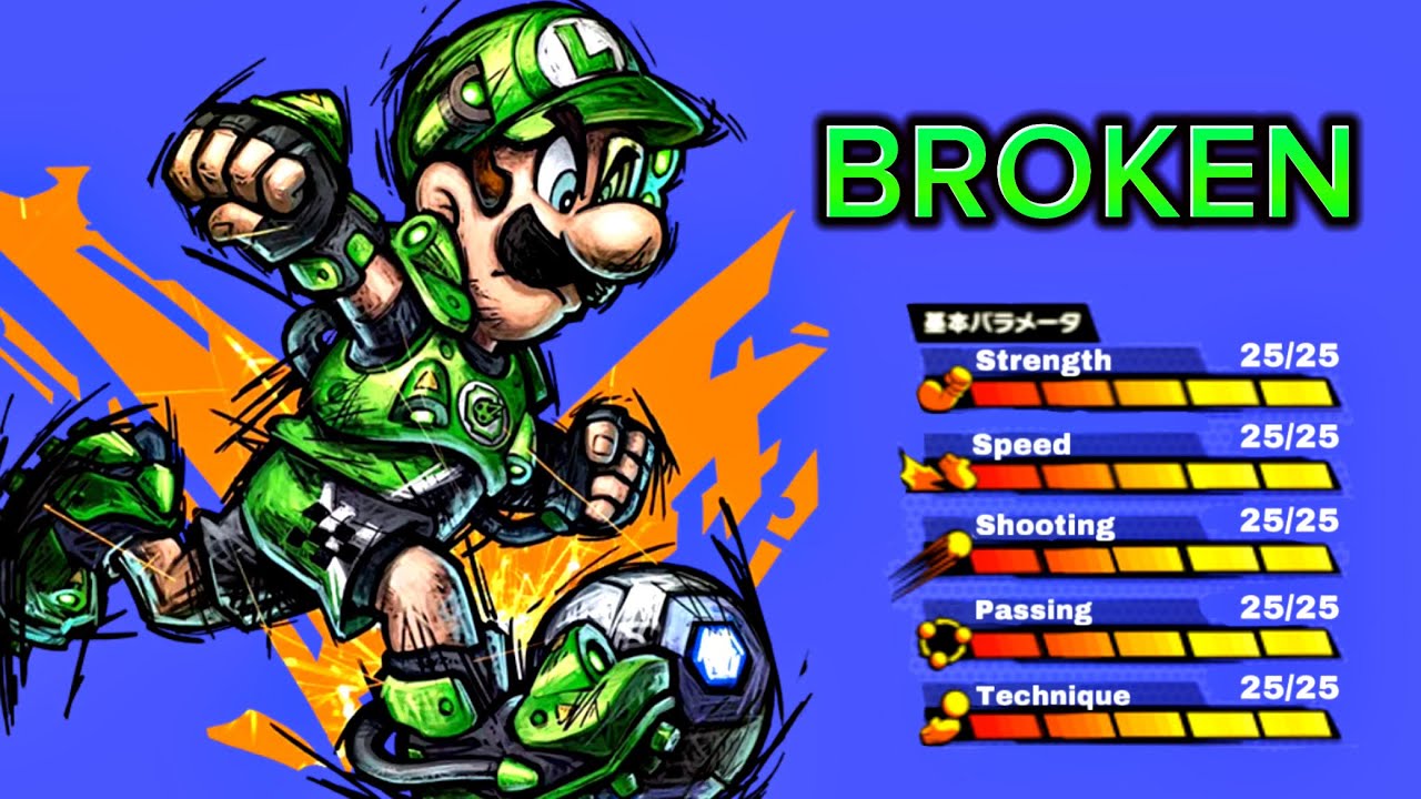 LUIGI IS BROKEN! | Mario Strikers Battle League