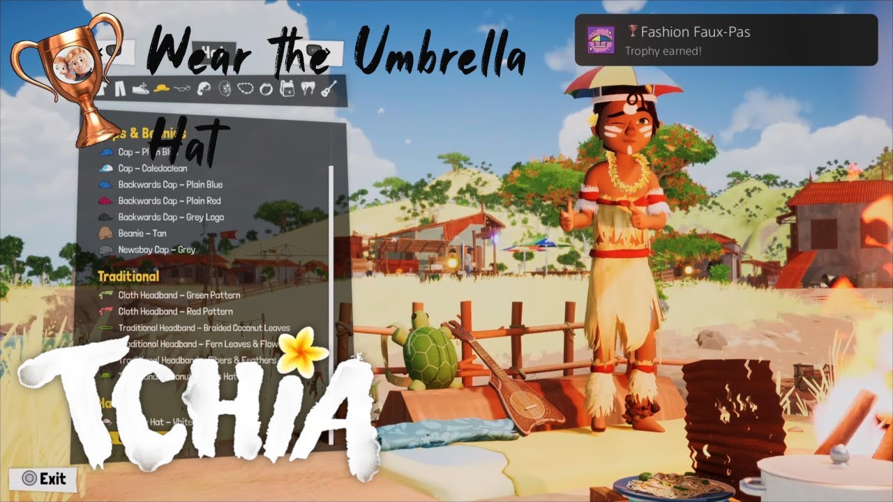 TCHIA Fashion FauxPas Umbrella Hat Trophy Guide YouTube