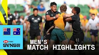 FEISTY affair in Perth 😤 | New Zealand v Australia | HSBC SVNS Perth 2026 | Match Highlights screenshot 5