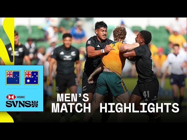FEISTY affair in Perth 😤 | New Zealand v Australia | HSBC SVNS Perth 2026 | Match Highlights