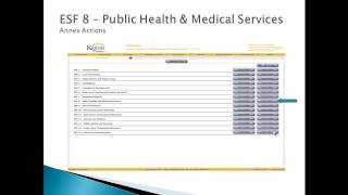 ESF 8 Public Health and Medical Services