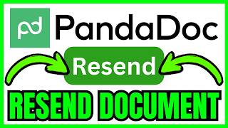 How To RESEND A DOCUMENT In PandaDoc (QUICK & EASY) 2026