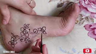 Arabic Feet Mehndi
