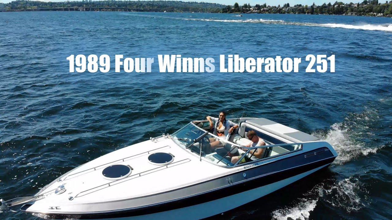 SOLD: 1989 Four Winns Liberator 251 - YouTube