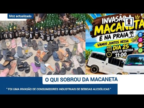 VERGONHA NA MACANETA | JOVENS DEIXAM PRAIA IMUNDA E MAR EM PERIGO | MOZ ACTUALIZADO