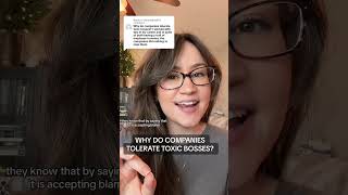 WHY COMPANIES PUT UP WITH TOXIC BOSSES #toxicboss #badbosses #bosses #leadership #toxicworkplace