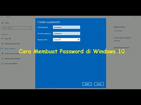 Video: Cara Mengatur Kata Sandi Di Windows