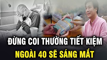Khác biệt quá rõ ràng giữa người tiết kiệm hay không ngoài tuổi 40 | Ngẫm Plus