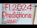 Asmr f1 2024 predictions  f12024 f1 asmr