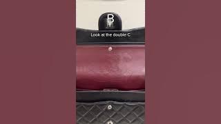 Spot the fake Chanel Classic Flap Bag, better known as the Double Flap Lambskin with Silver Hardware