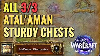 Atalaman Sturdy Chests Locations Atalaman Discoveries Wow Midnight