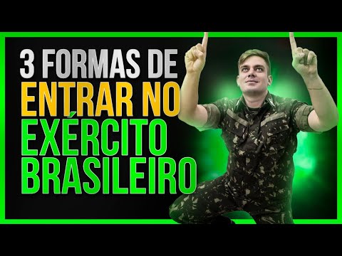 3 FORMAS DE ENTRAR NO EXÉRCITO BRASILEIRO (Atualizado 2021)