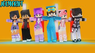 CASH, APHMAU, NICO, ZOEY, MIA | COUPLE DANCE | GANGNAM STYLE | SUPERIDOL DANCE - Minecraft Animation Resimi