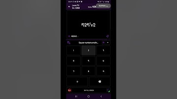 Math Tricks - Training mode - Square numbers ending in 5 - level 051 (Number Keyboard)