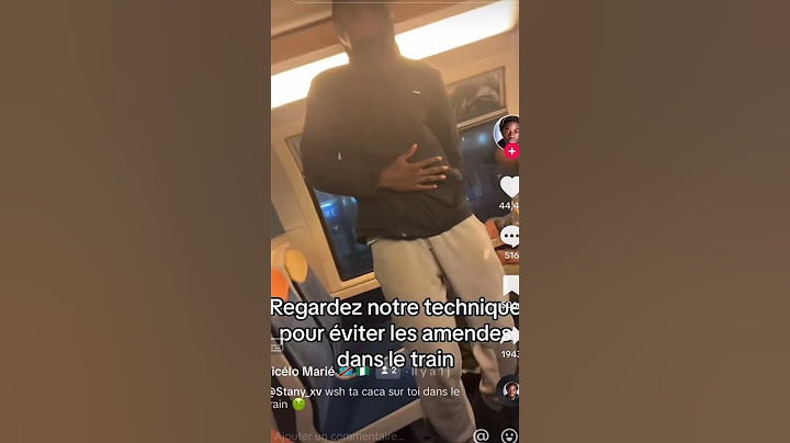 IL FAIT CACA SUR LUI DANS LE TRAIN POUR ÉVITER LES CONTRÔLEUR