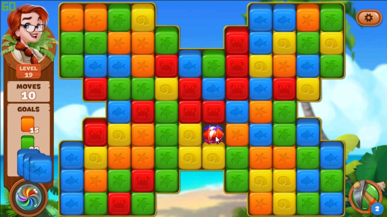 Lost Island Blast Adventure level 19