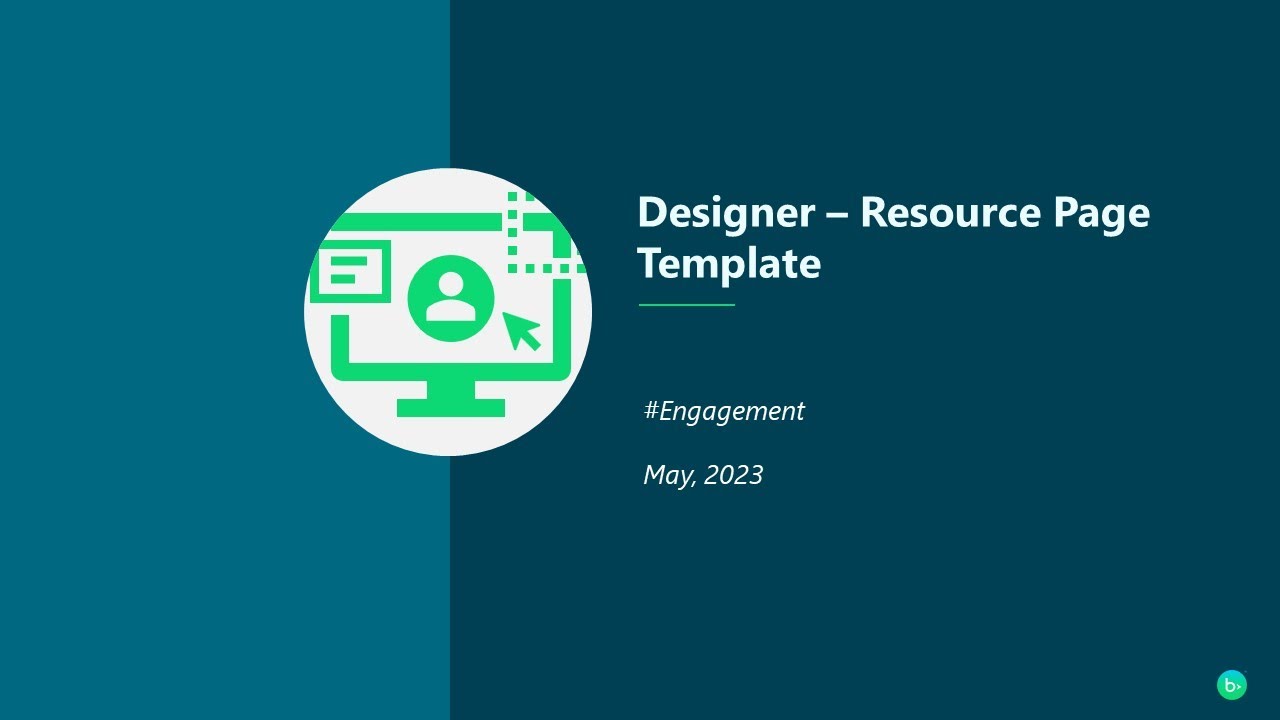 Engagement Element Designer  - Resource Page Template