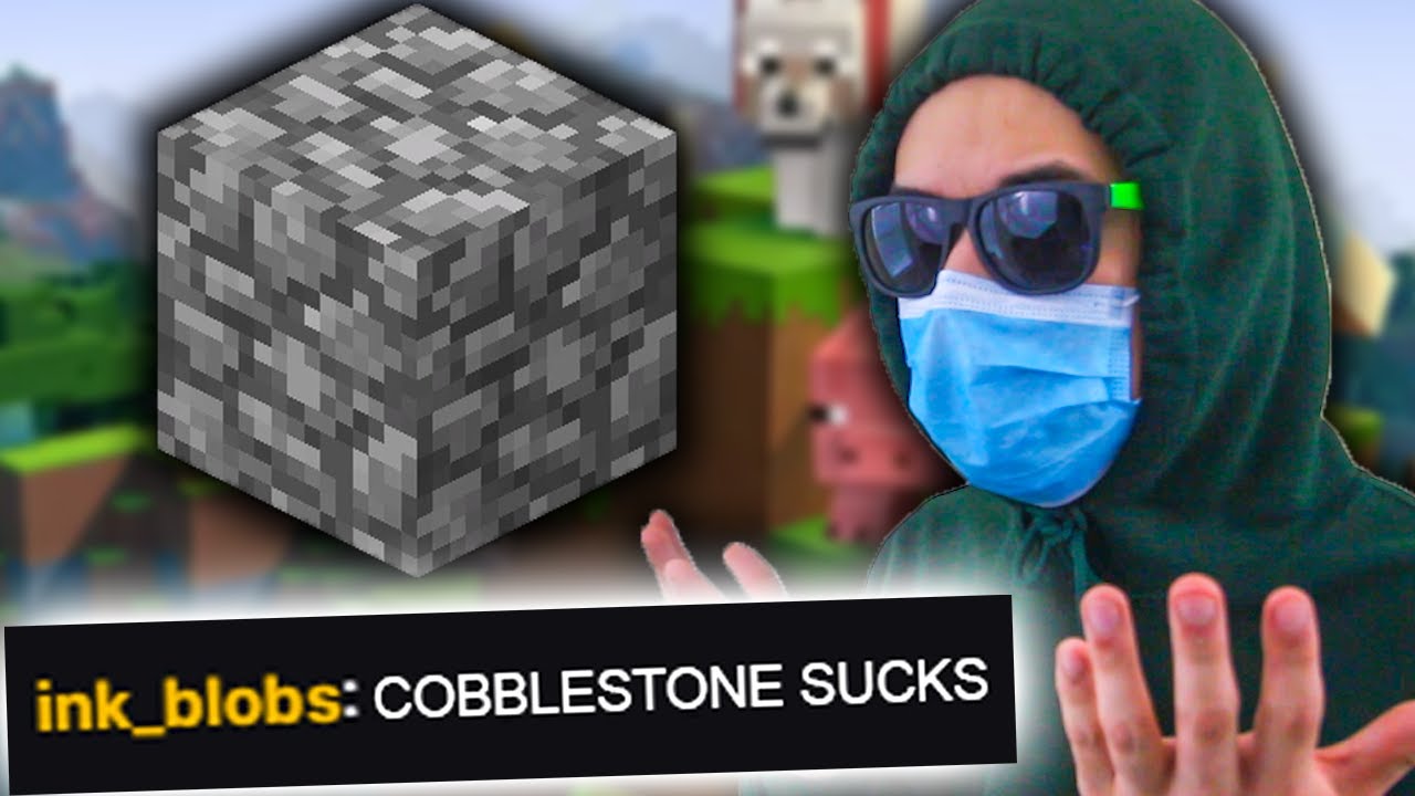 Twitch Chat Argues over the best Blocks in Minecraft