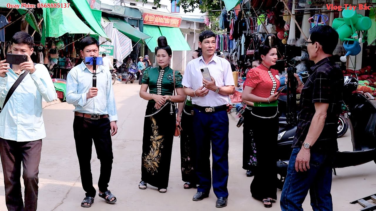 Các Nghệ Nhân Hát Thái Lò Điêu, Lò Thích, Phượng Hoàng, KIm Cương, Lò Liêm Hát Thăm Chợ Mường Lâm