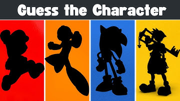 Guess the Video Game Character By Silhouette | Video Game Characters| Video Game Quiz
