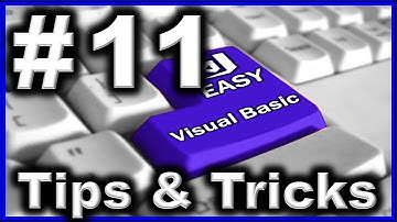 Easy VB Tips & Tricks 11