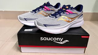 Unboxing SAUCONY RIDE 15 #sauconythailand #myntra #newbalanceshoes #saucony