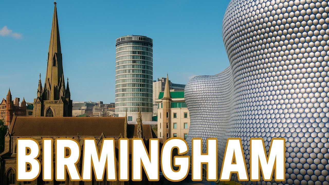 The city of Birmingham. Major attractions