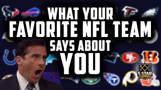 What Your Favorite NFL Team Says About YOU!