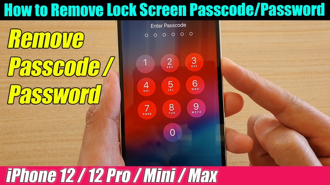 disable iphone password lock